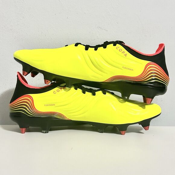 Adidas Copa Sense.1 SG “Game Data Pack” Men’s Size 12 Solar Yellow Soccer Cleats - Picture 6 of 10